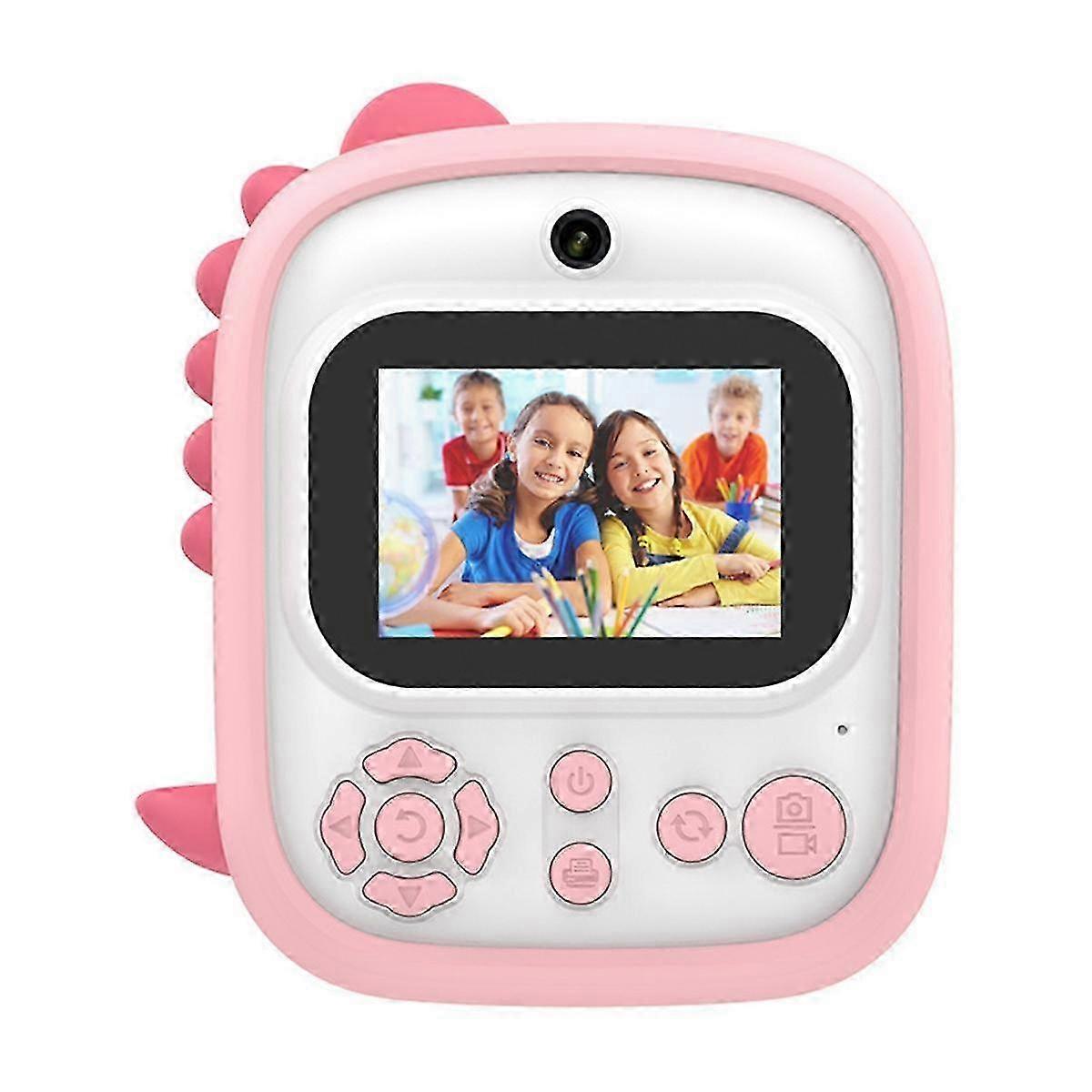 Instant Print Mini Printer with 2.4Inch Screen & 12MP Camera - Ideal Kids Camera for Birthday Gift