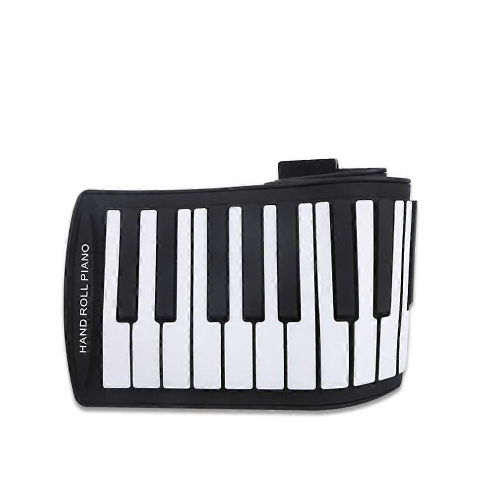 Tragbare 61 Tasten Flexibles Roll-Up-Klavier USB MIDI Elektronisches Keyboard Handrolle Klavier