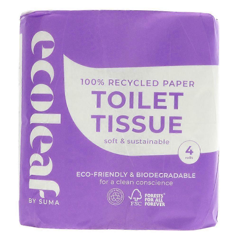 Suma Ecoleaf Toilet Tissue 4 Pack - 2 Pack