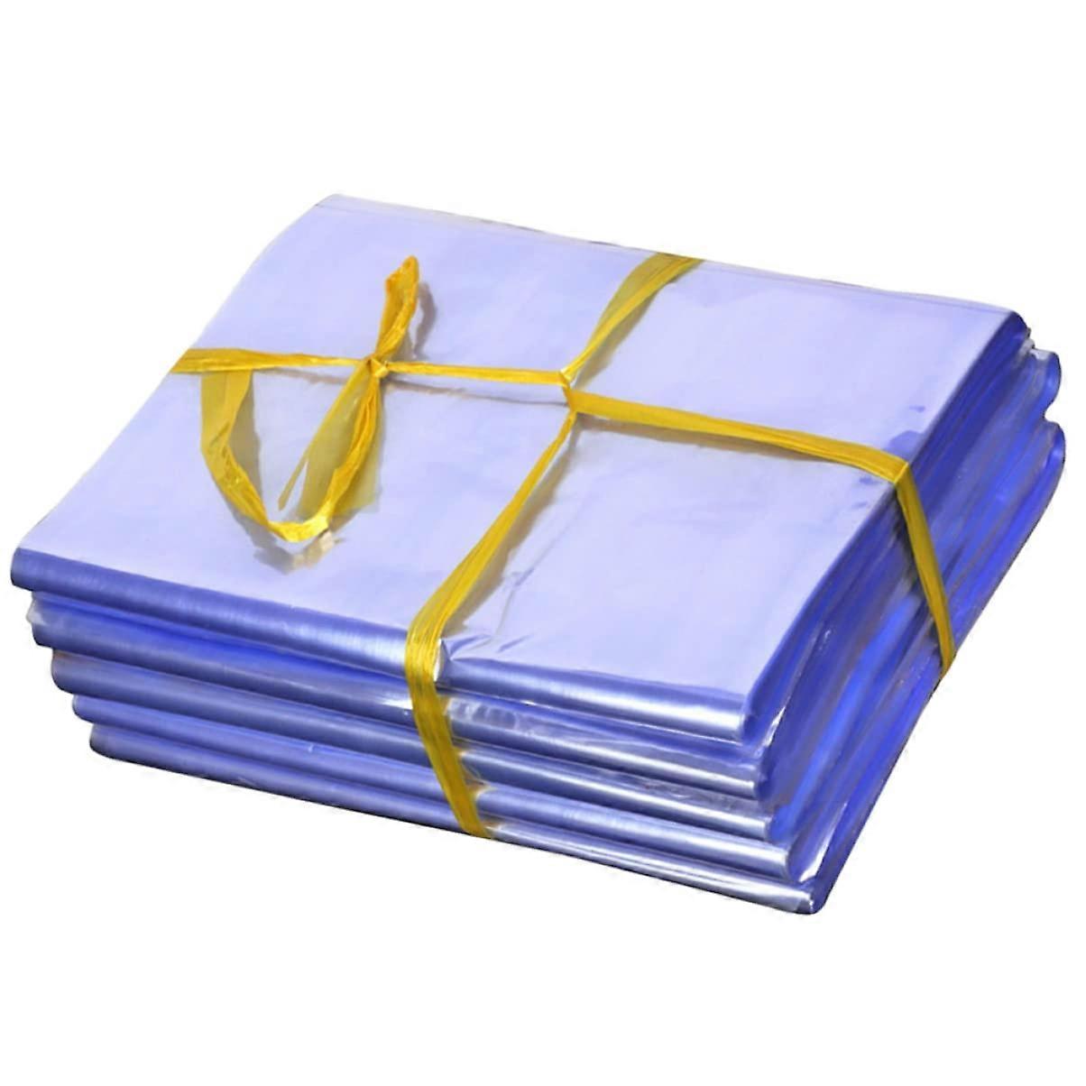 Shrink Bag 100pcs Durable PVC Heat Shoe Bag 30*40cm Blue