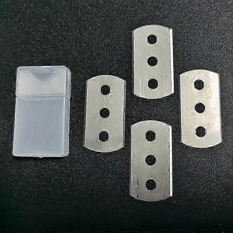 2Pcs Glass Scraper, Ceramic Hob Scraper,(with 10 blades)13*4.5cm