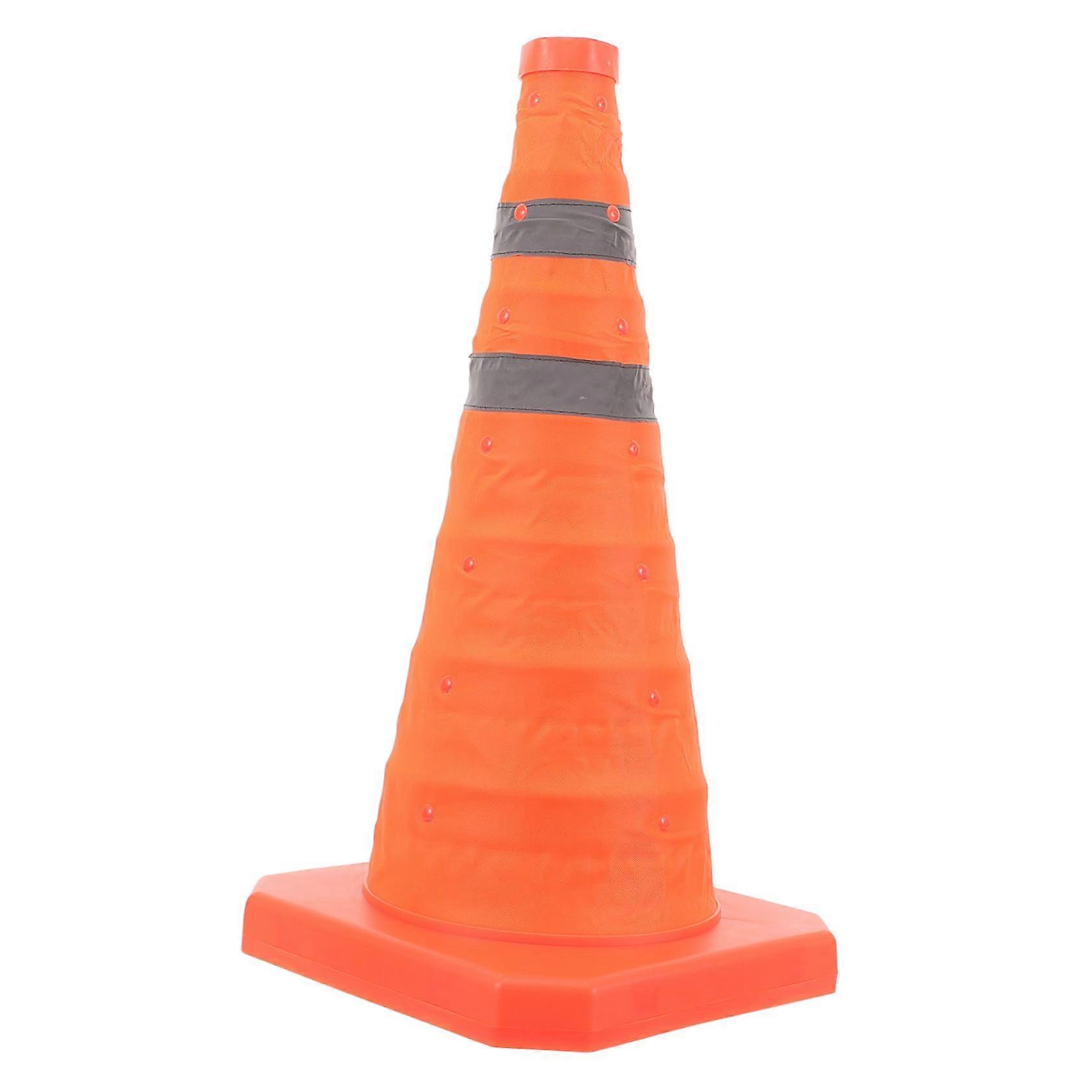 Collapsible Traffic Cone For Parking Lots, Schools And Construction, High-Visibility, Lightweight, Space-Saving Design