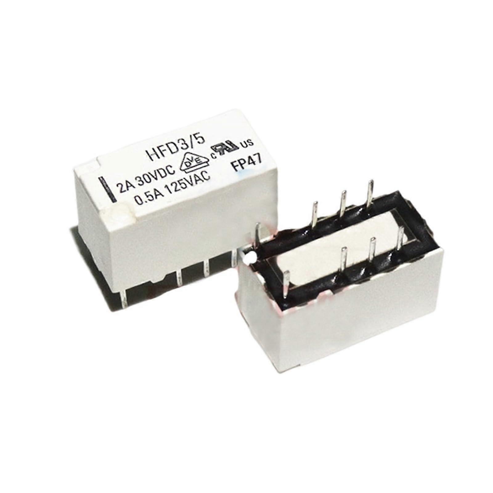 10pcs HFD3/5V 0.5A Relay DIP8 TX2
