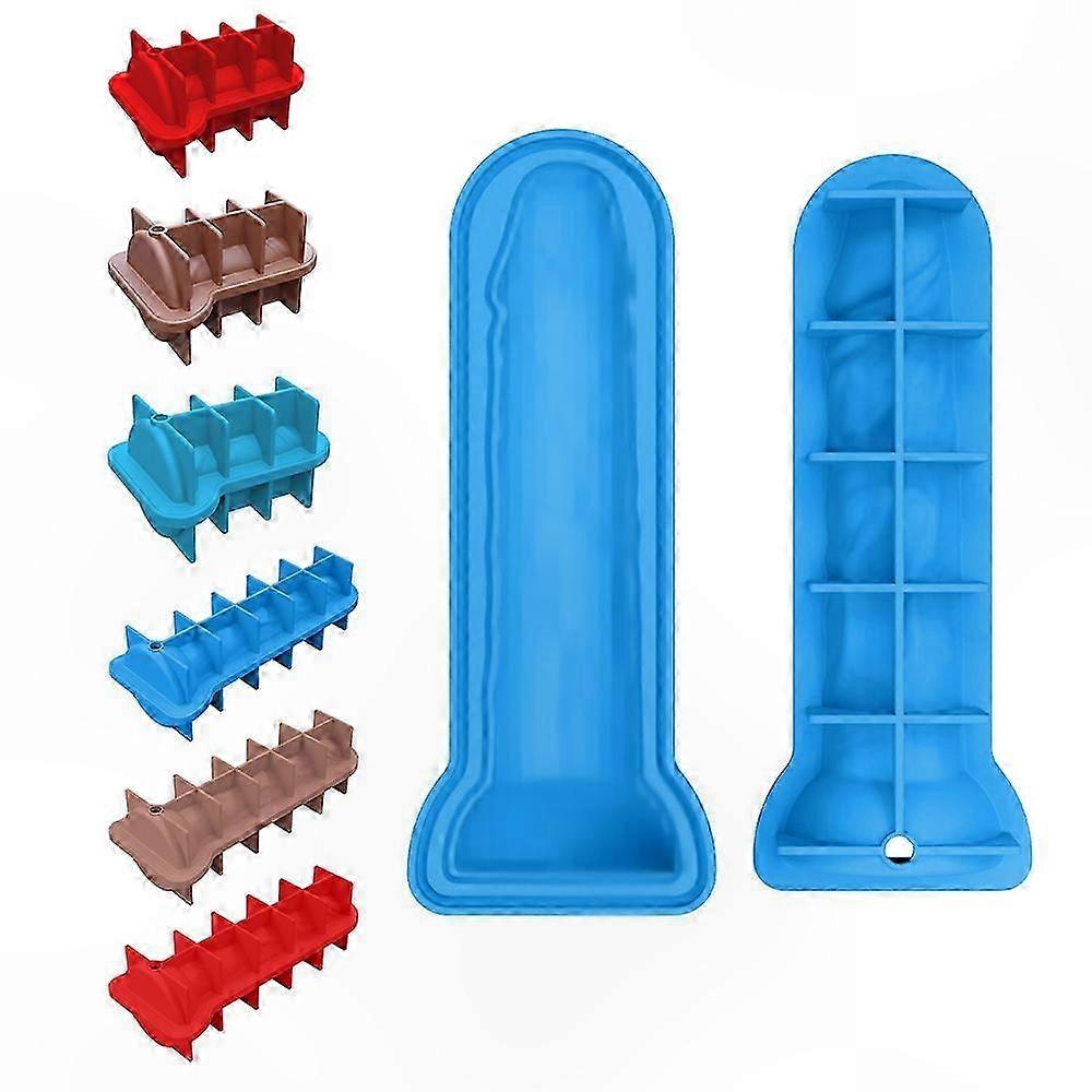 Funny Ice Cube Tray with Cover - Reusable Mold for Creative Drink Cooling
