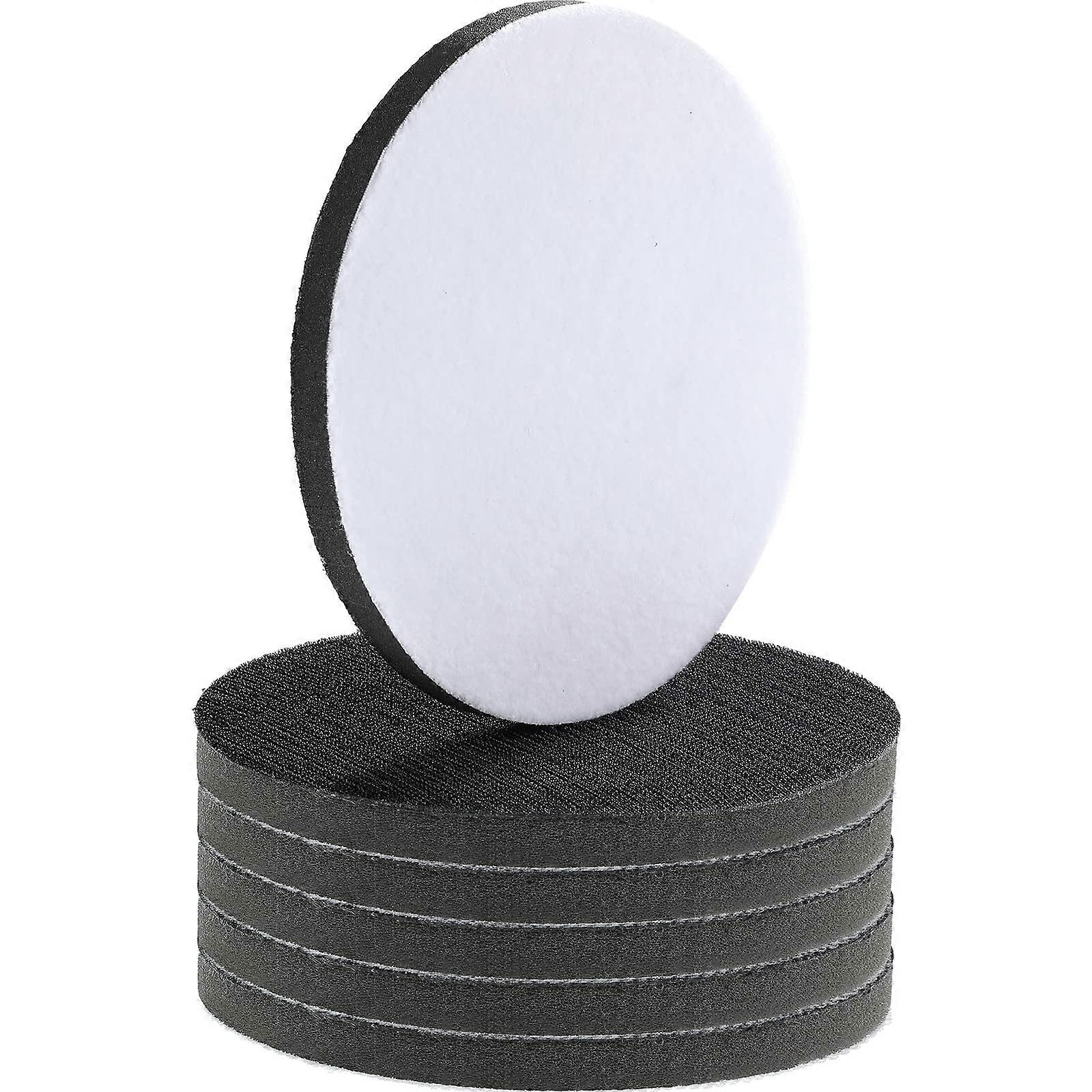 6 Inch Hook and Loop Soft Foams Buffering Pad, 150 mm Interface Pad, Sponge Cushion Pad, 6Pack For 6 Inch Pad