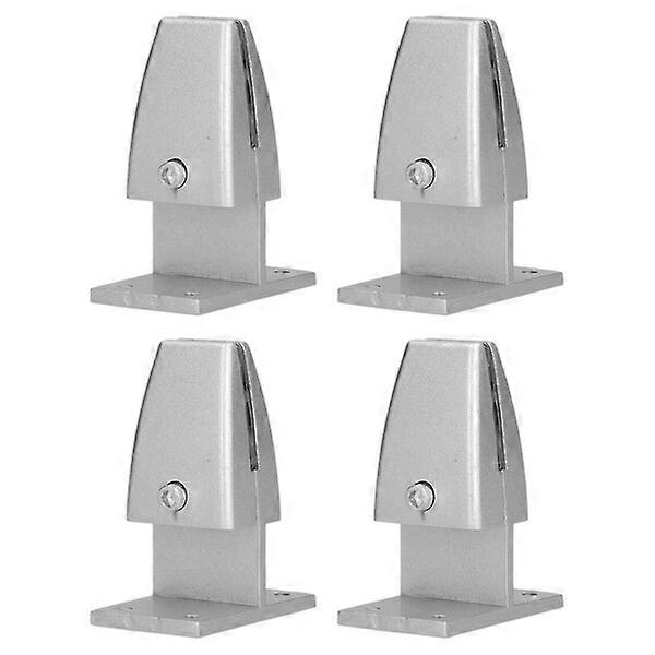 4-piece adjustable silver aluminum alloy desktop screen dividers