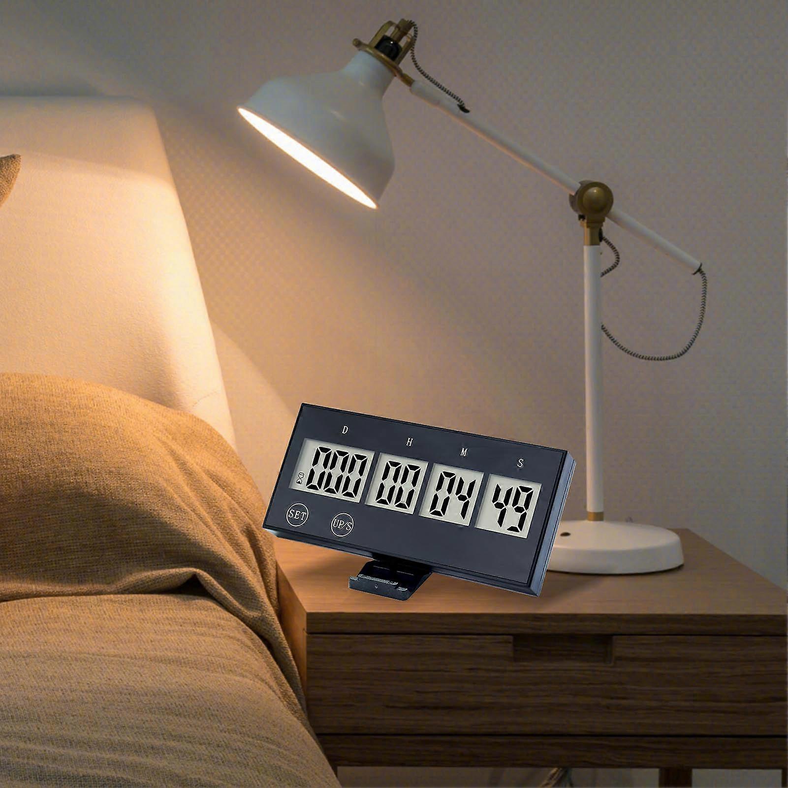 Target Timer LCD Screen Touch Key Compact Exam Timer Black