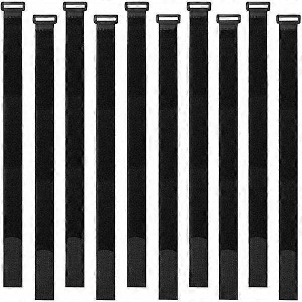 20cm Black Cable Ties, 30pcs Reusable Cable Ties, Cable Ties, Hook and Loop