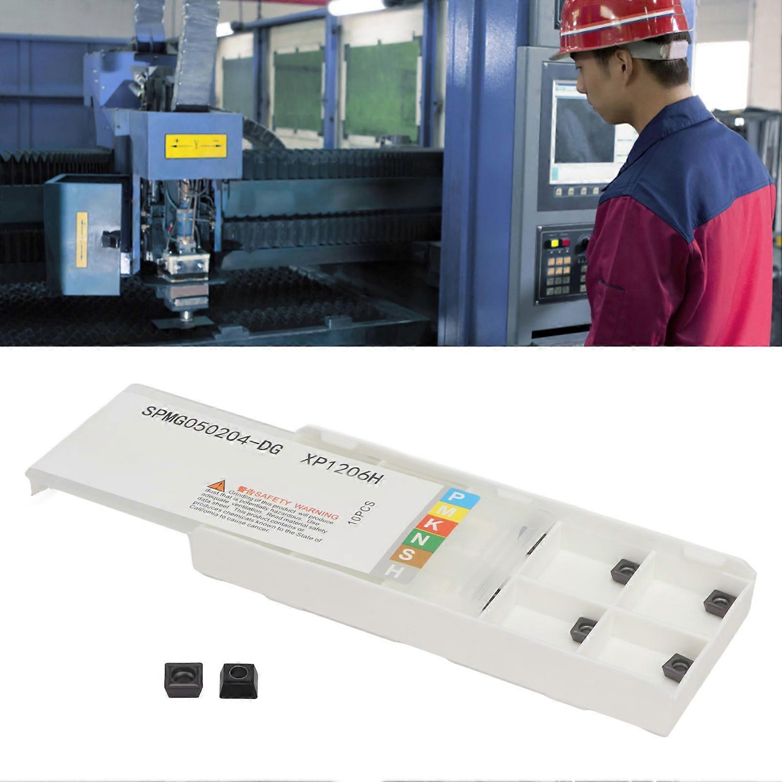 10Pcs Per Box Coating Carbide Inserts Indexable CNC Milling Inserts Lathe Cutting Tools SPMG050204-DG 