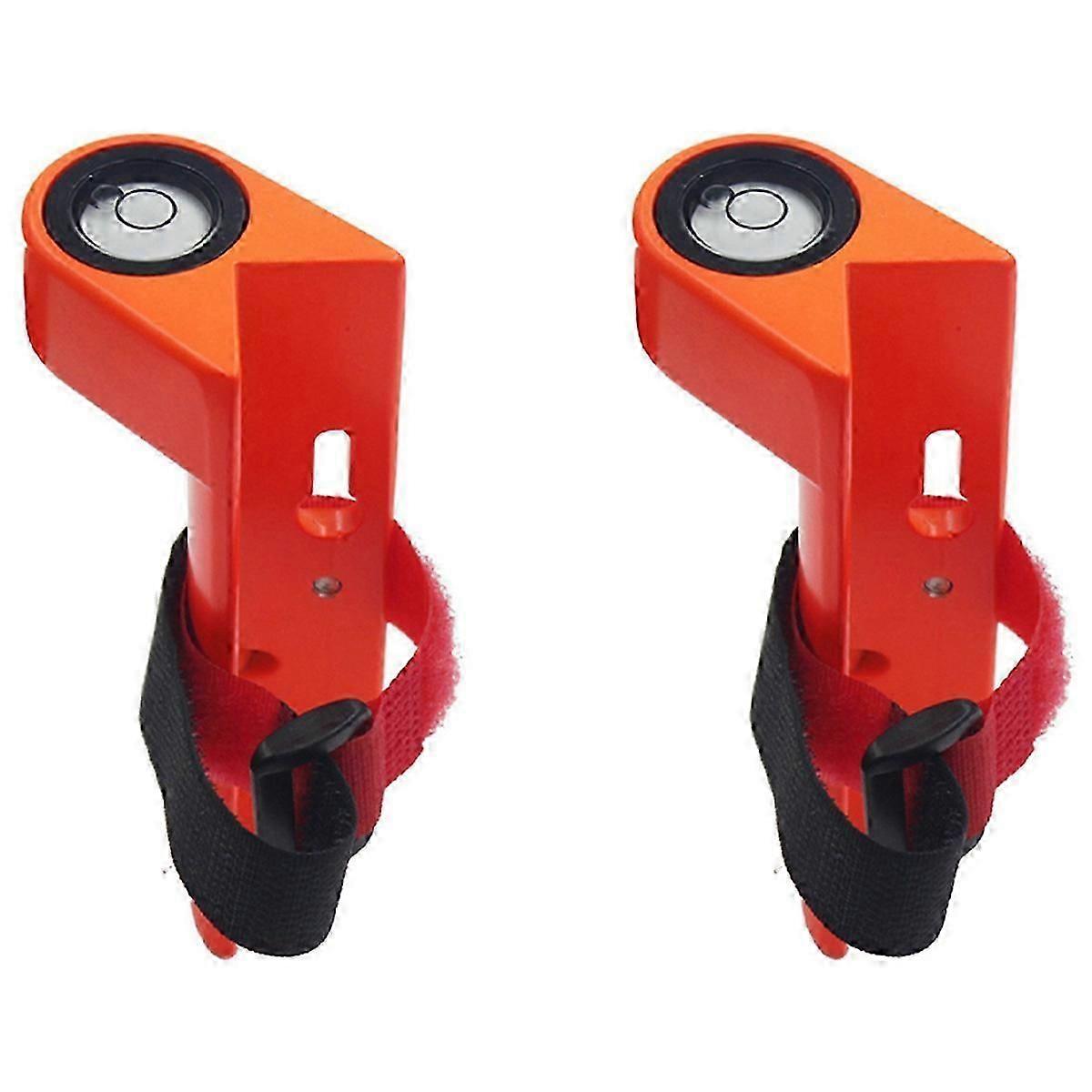 2X Adjustable Grade Rod Level, Special Horizontal Bubble suitable for Tower Ruler, Right Angle 90 Degree Leve