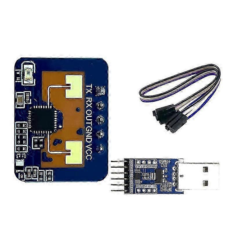 2025 LD2410C 24G Radar Human Presence Sensor+CH340 Adapter FMCW Radar Millimeter Wave Motion Detection Module DC5V