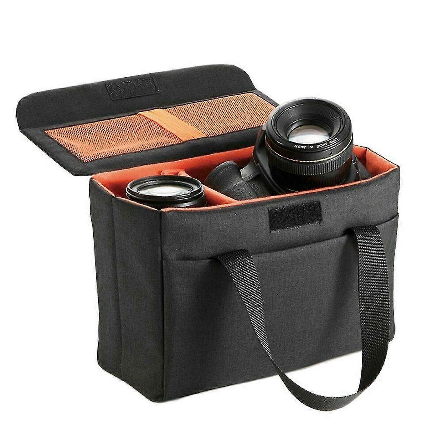 Camera Bag Shockproof Partition Padded Case Portable Insert Lens Bags