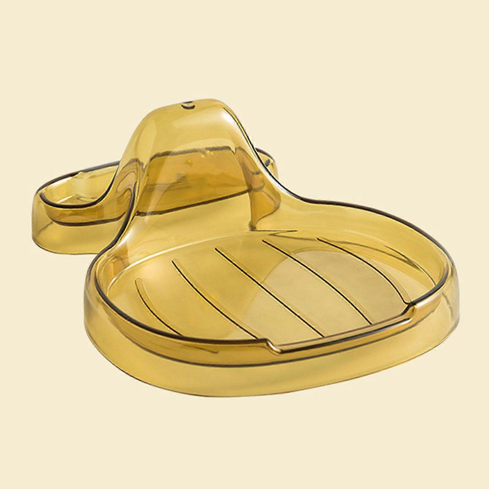 Multifunctional Kitchen Spatula Rack Dark Brown PS/PP Plastic