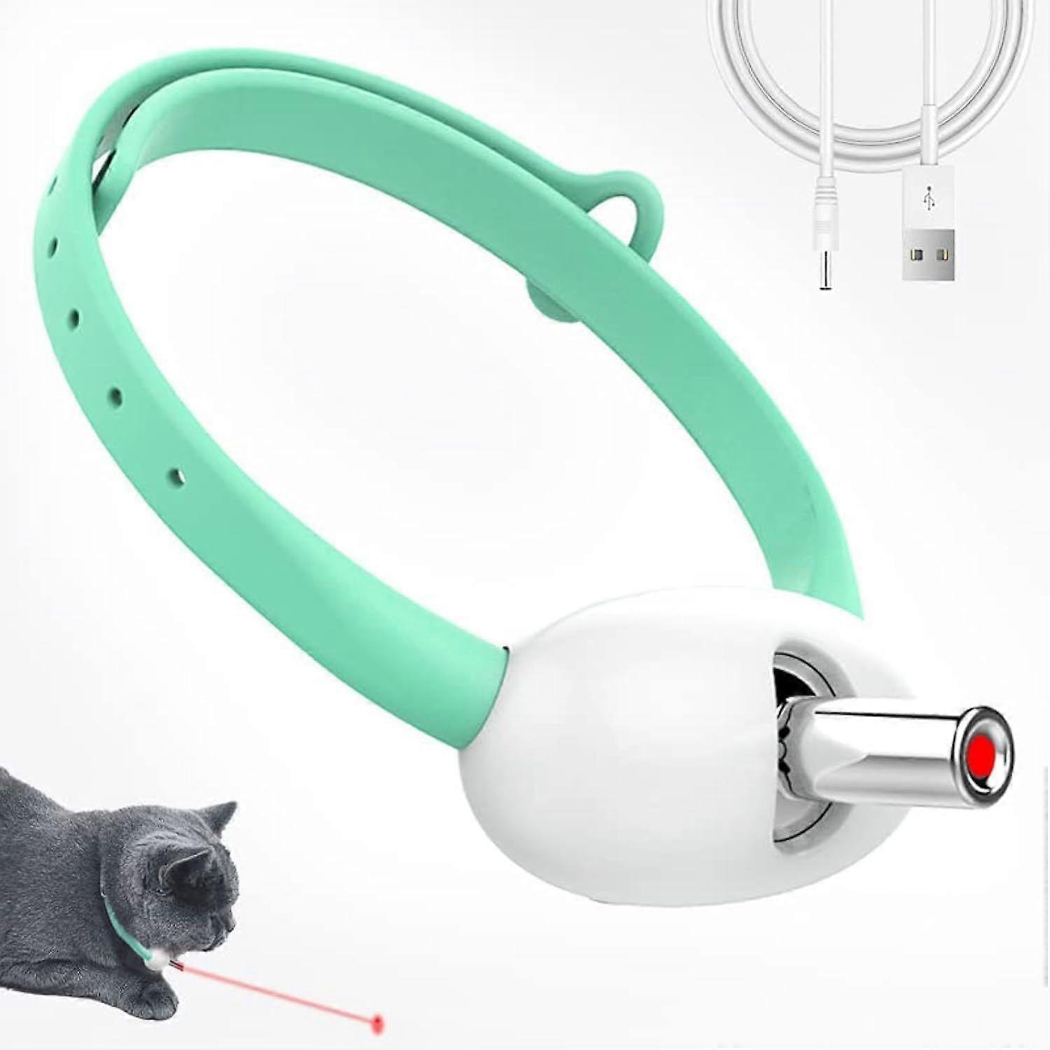 Laser Pointer Collar for Cats - Wearable Automatic Cat Laser Light Toy, Electric
