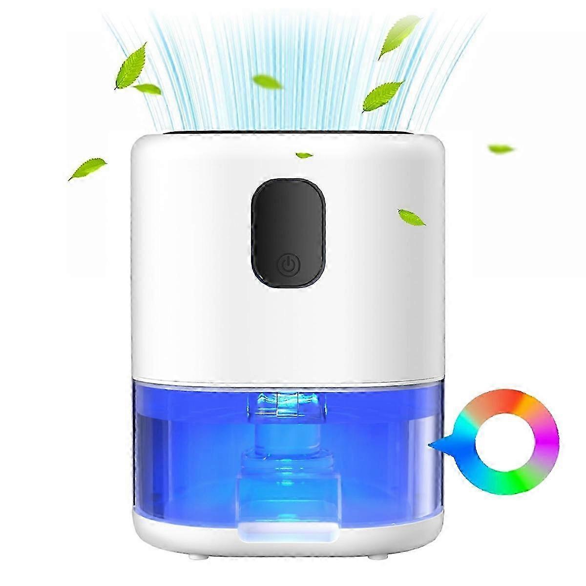 Dehumidifier for Home, Dehumidifiers with 7 Colorful Lights EU Plug
