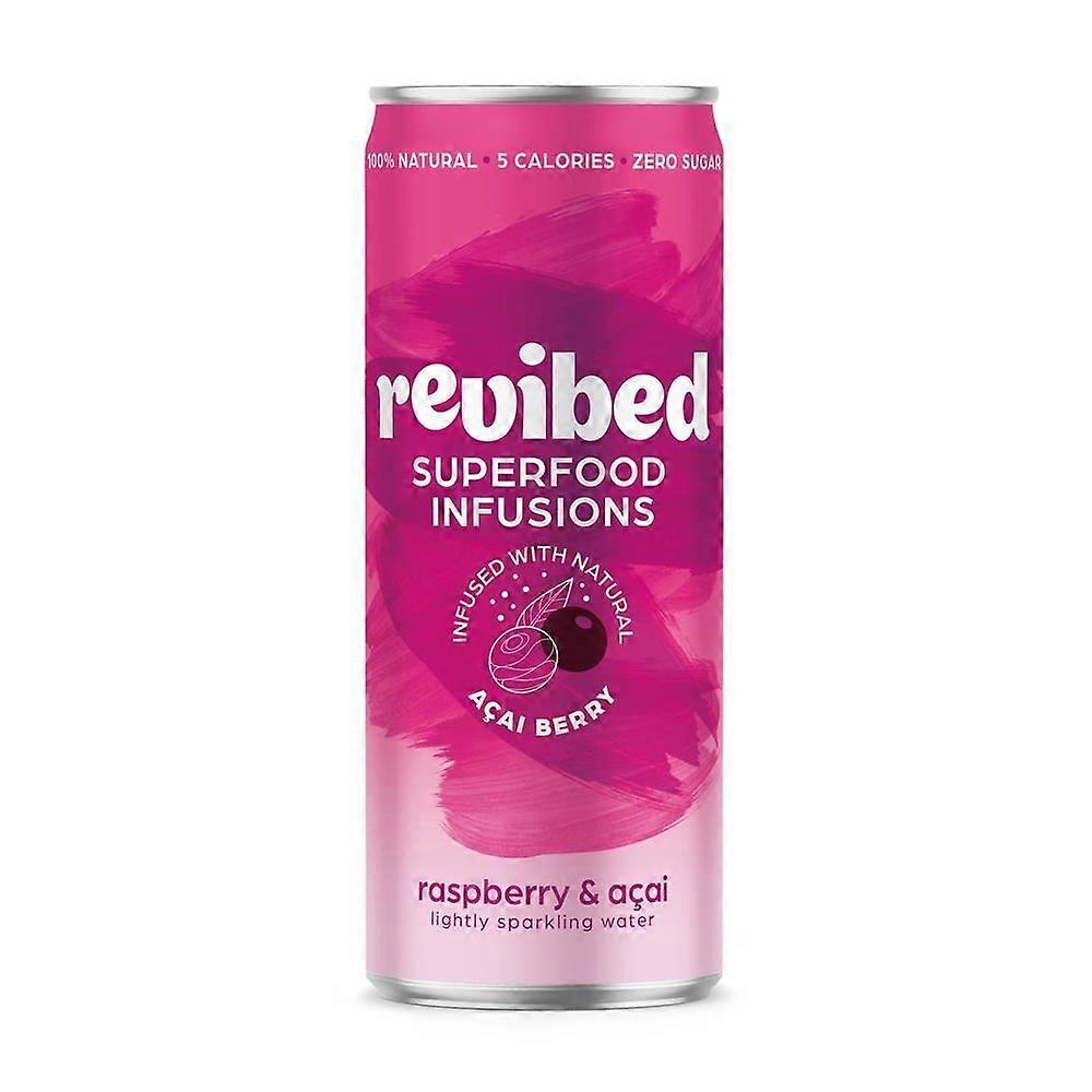 Revibed Drinks Superfood infused Raspberry & Acai 250ml - 6 Pack