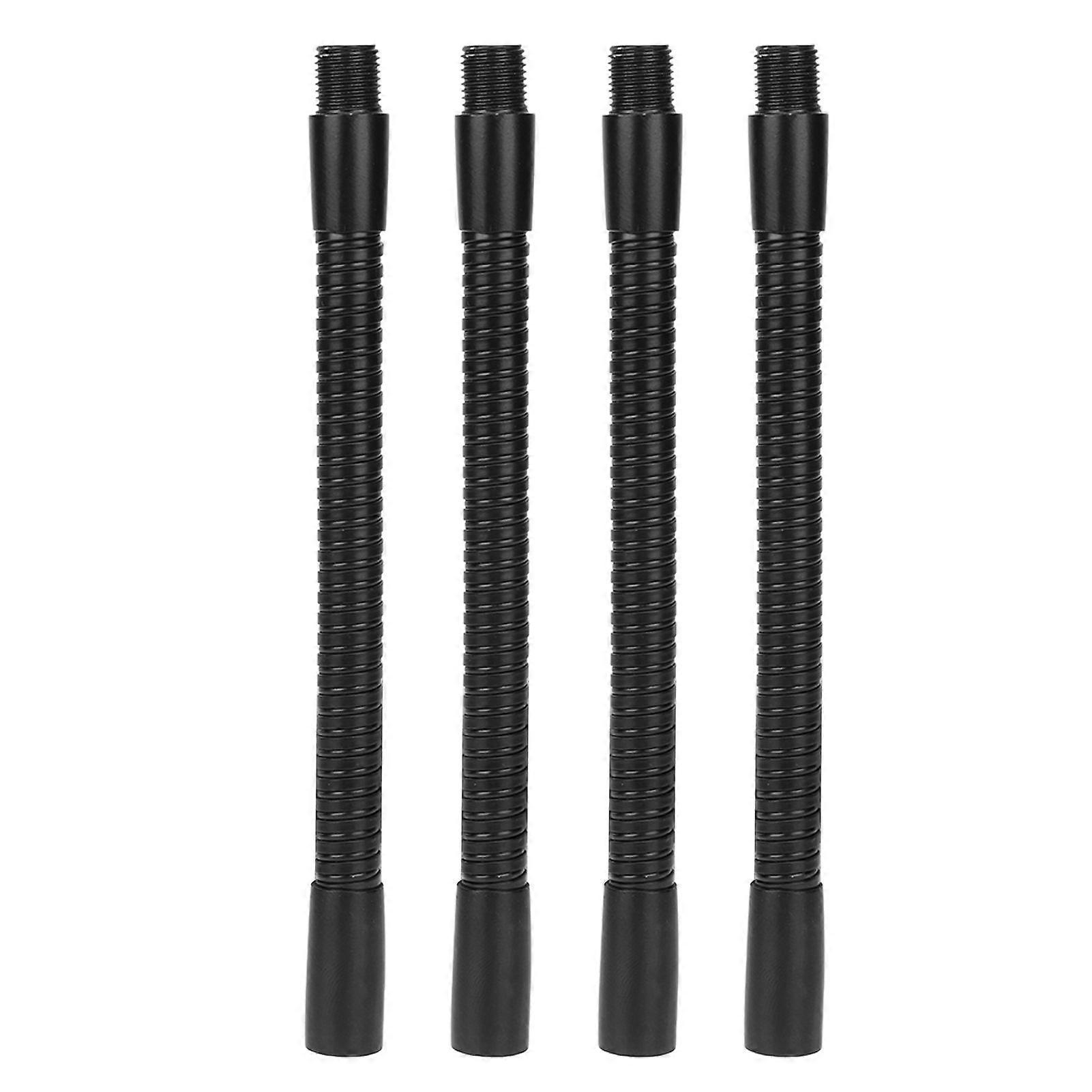 4 Pcs Gooseneck Lamp Hose Aluminium 10mm Caliber Flexible Table Desk Lamp Hose Lighting Fittings 15cm