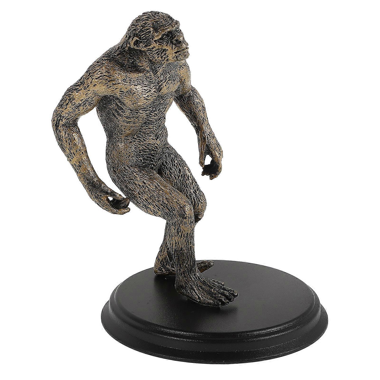 Realistic Prehistoric Man Figurines Plastic Educational Toy for Science 2Pcs