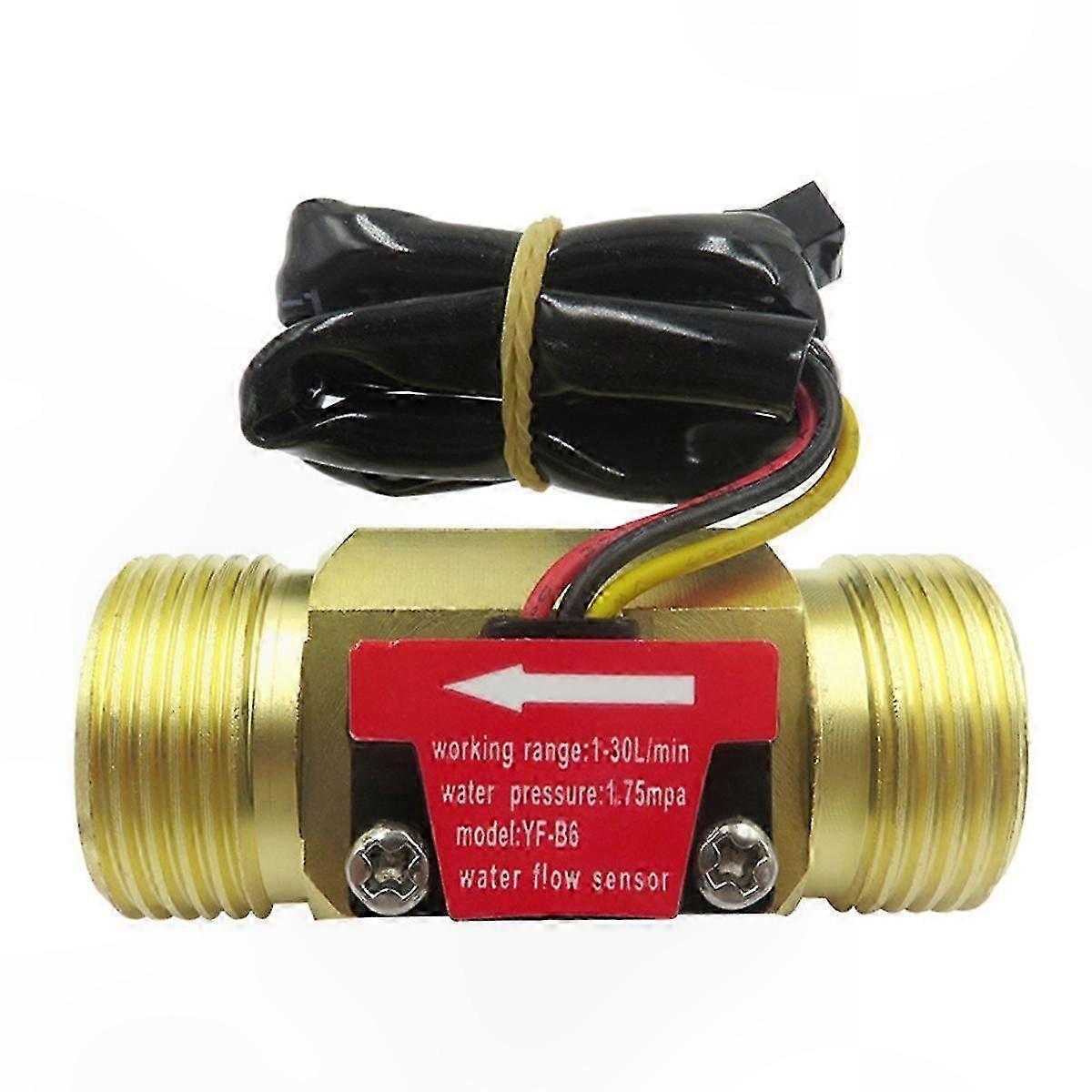 Flow Sensor Switch for Liquid Monitoring, 1-30L/Min, DC5-18V, Industrial Use