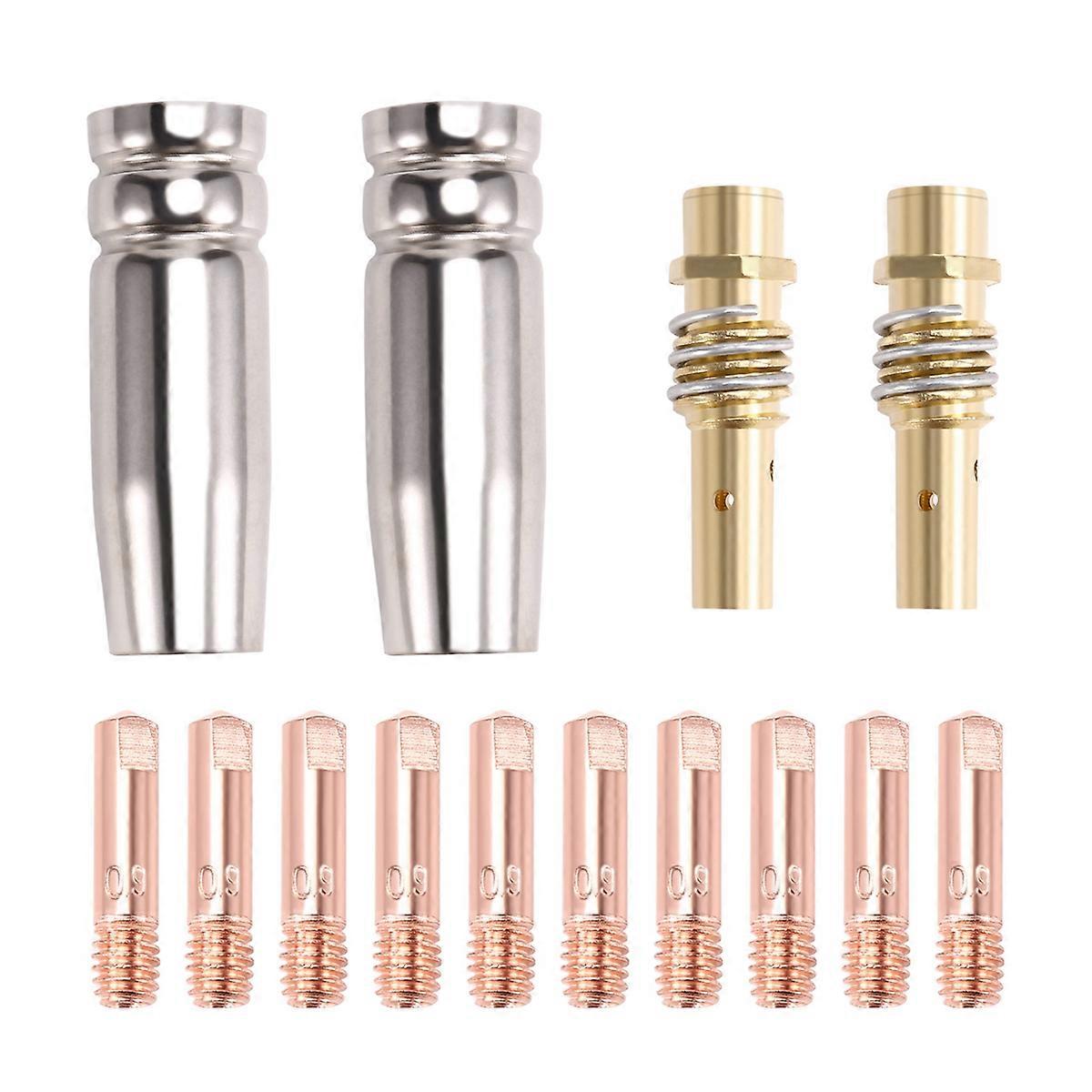 14PCS 15AK Welding Torch Accessories Consumables 0.9mm