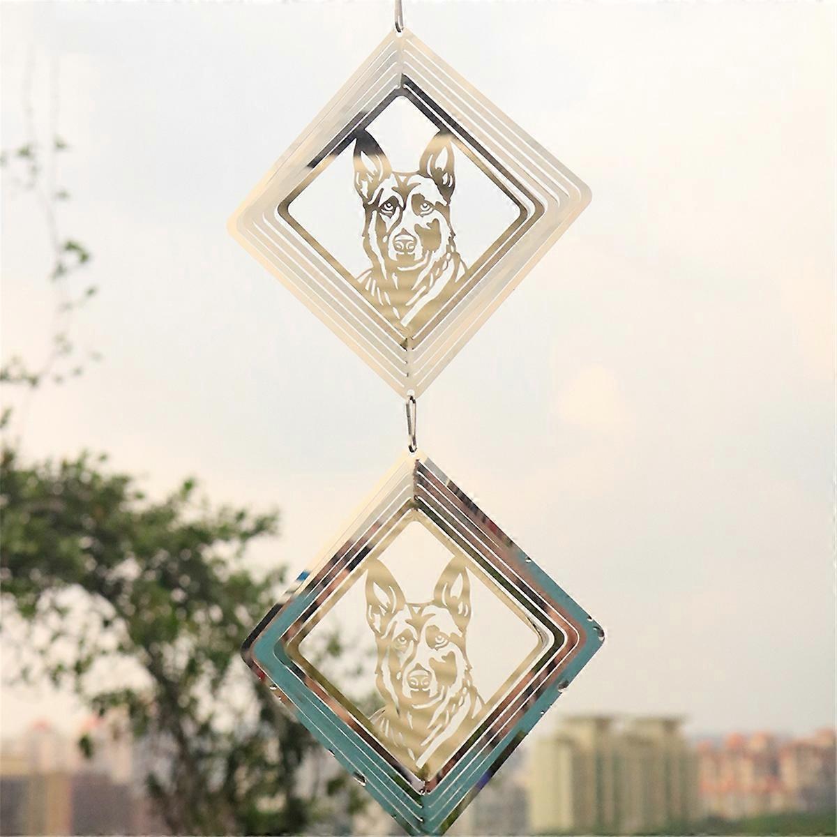 Wind Chimes for Outside Chimes With 3D Wind Spinner,Gifts for Women,E