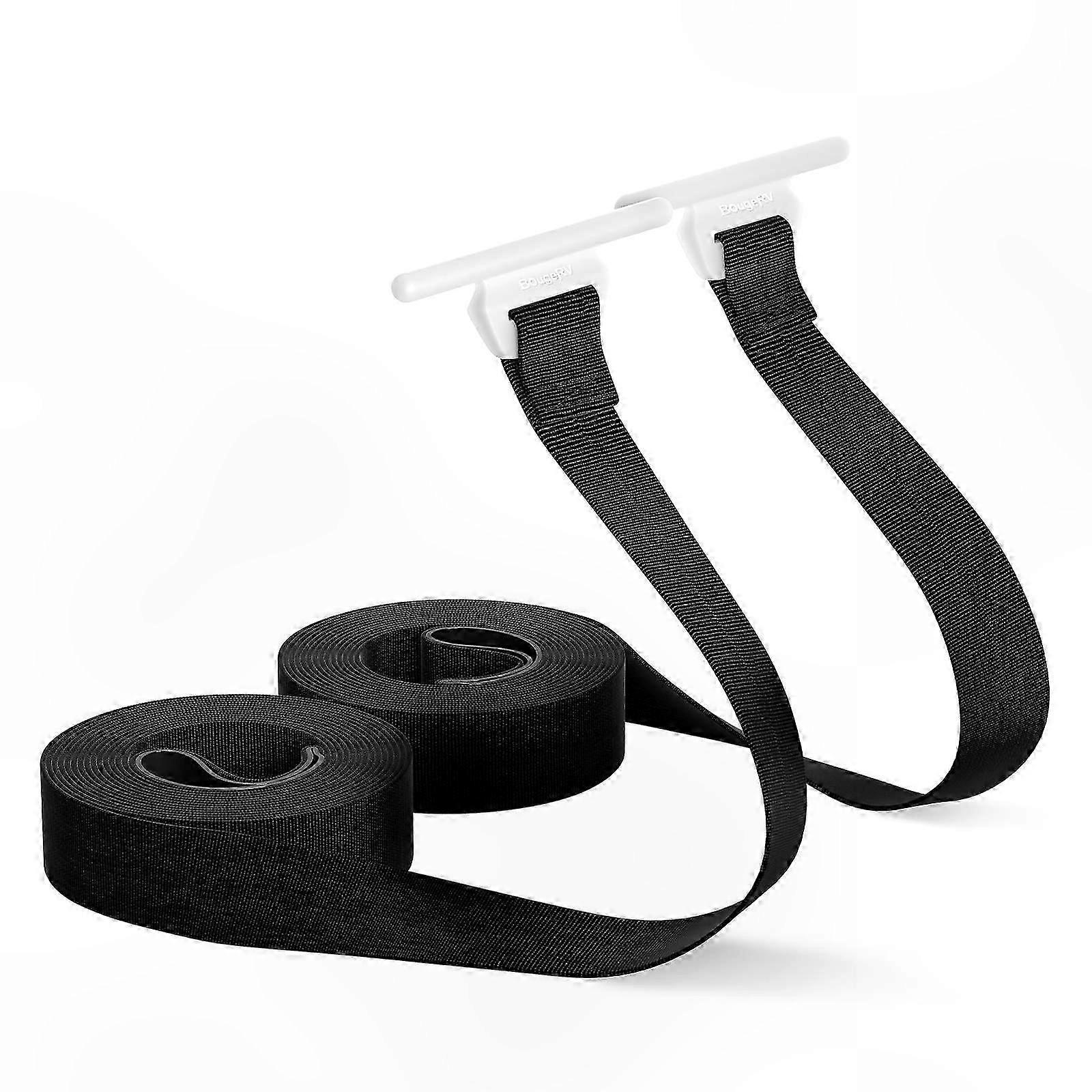 2-Pack Heavy-Duty Awning Straps, 118-Inch Durable Pull-Down Straps for RV Camper Awnings, Weather-Resistant and Strong Design