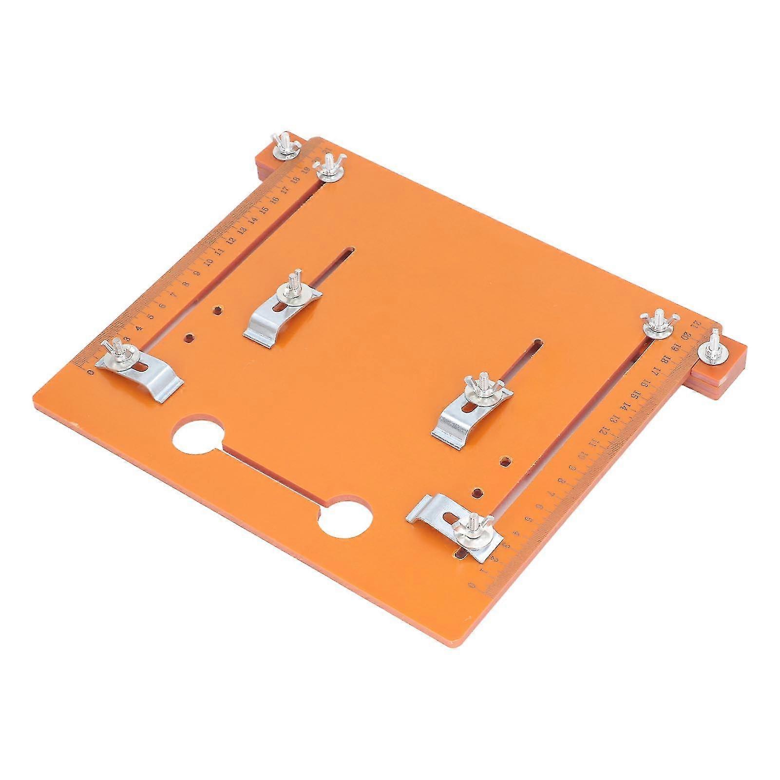 Router Table Insert Plate Circular Saw Guide Plate Woodworking Bench Flip Plate for Cutting Trimming Machine 25x28cm 2025