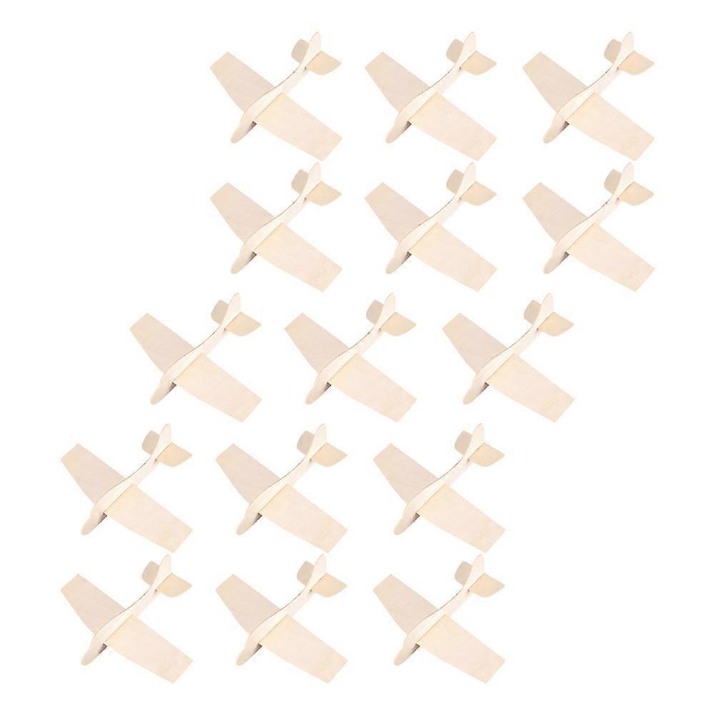 Wooden Plane Model for Decoration 30Pcs DIY Assemble Airplane Toys Set