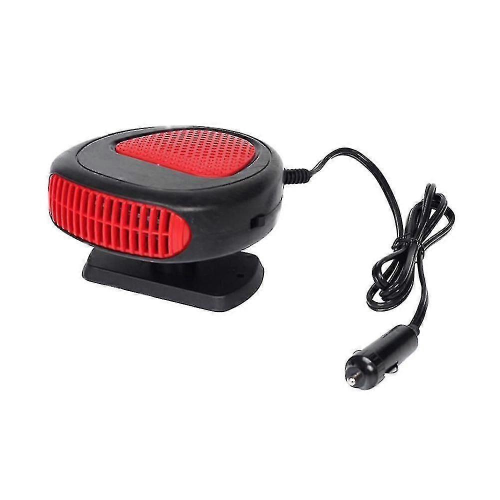 12v Car Heater, 150w Portable Windshield Defogger And Defroster, 2 In 1 Car Fans 360 Degree Base Fast Heating Fan