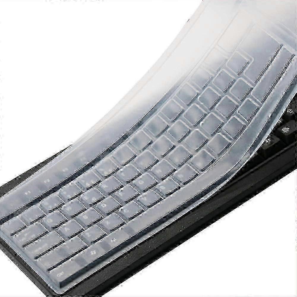 Waterproof and Dustproof PC Keyboard Case for Transparent Desktop Keyboards