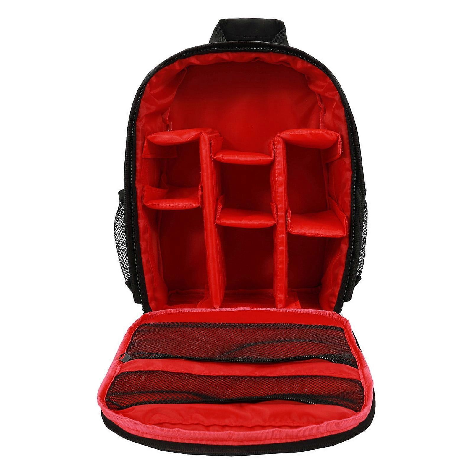 Slhenay Waterproof Camera Backpack DSLR SLR, Red