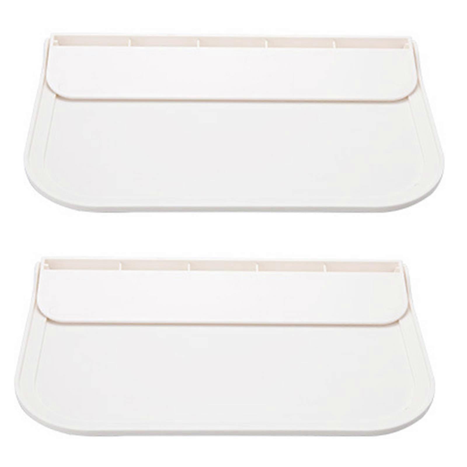 Small Wall Shelf Plastic Floating Shelf for Home Use 4Pcs Foldable