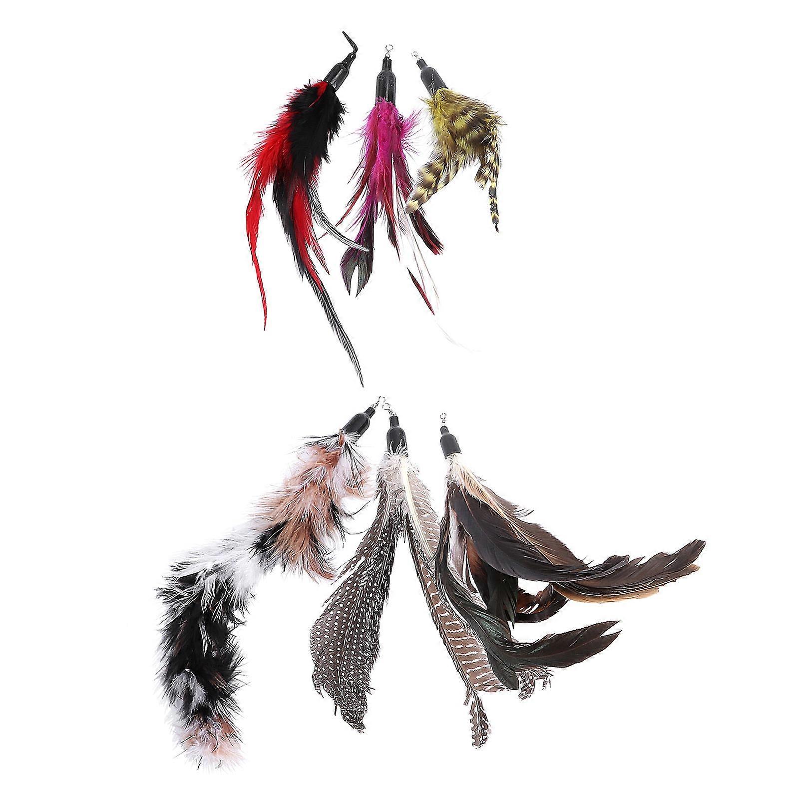 Cat Teaser Refill for Toy Wands 18Pcs Pack