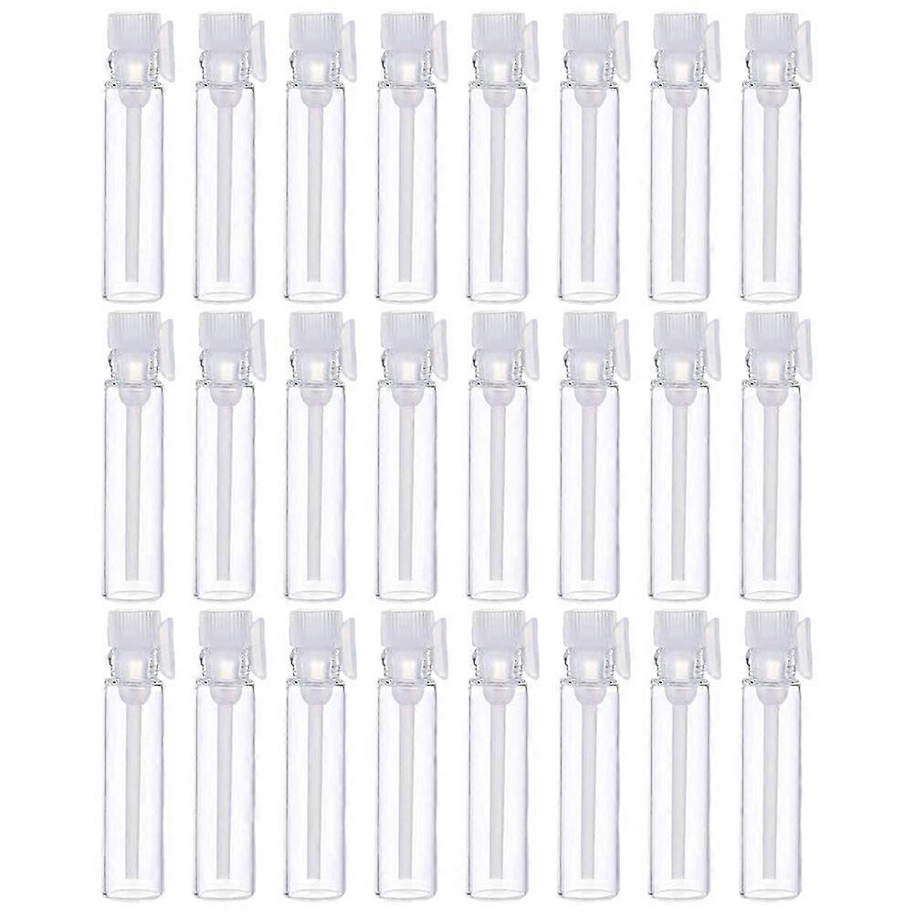 Transparent Sample Vials Glass Sample Bottles for Storage 400Pcs Perfume Supply