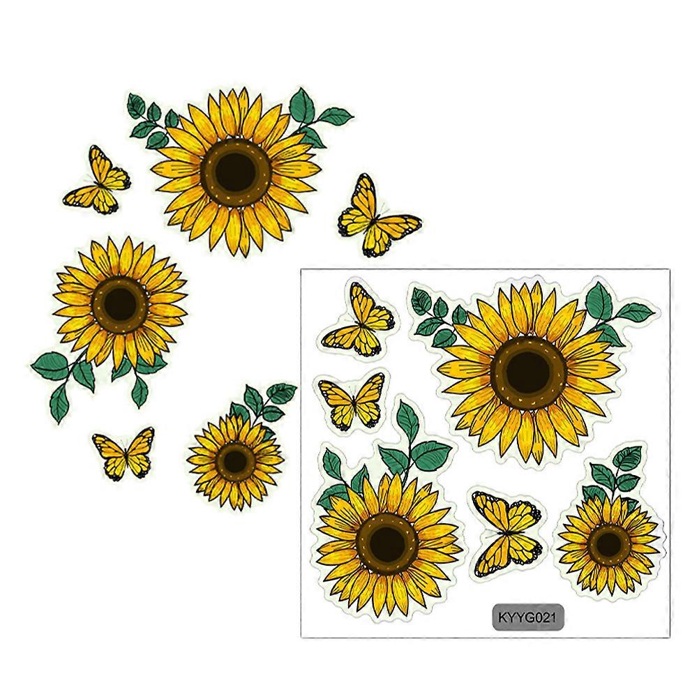 Butterfly Wall Decals for Decoration Glow in The Dark 8Sets Multi Color