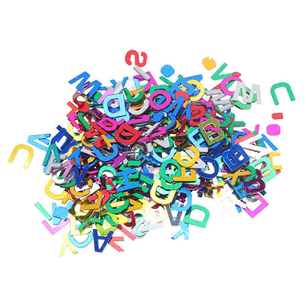 Eye-catching Alphabet Shaped Confetti Table Decor for Anniversary Celebration Design 12000 Pcs