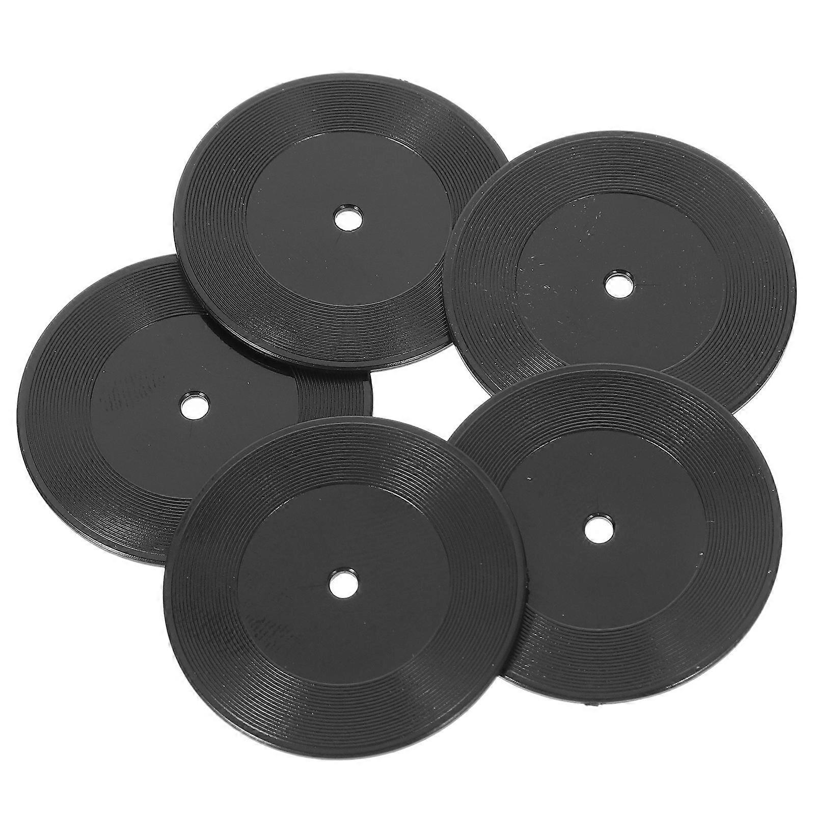 Doll House Decoration Mini Record Model for 24Pcs Plastic Accessories