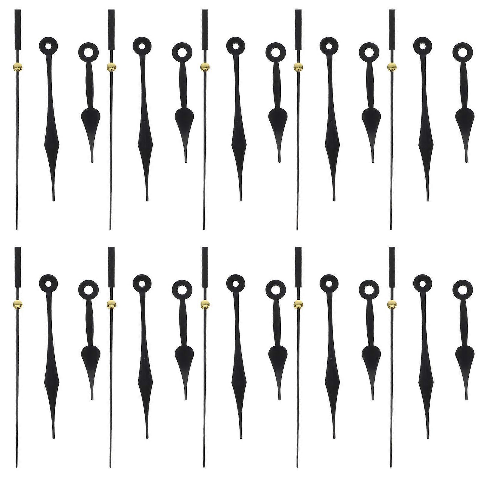 Elegant Decorative Clock Hands Plastic Clock Pointers Set For Watchmakers DIY Clock Making And Repairing