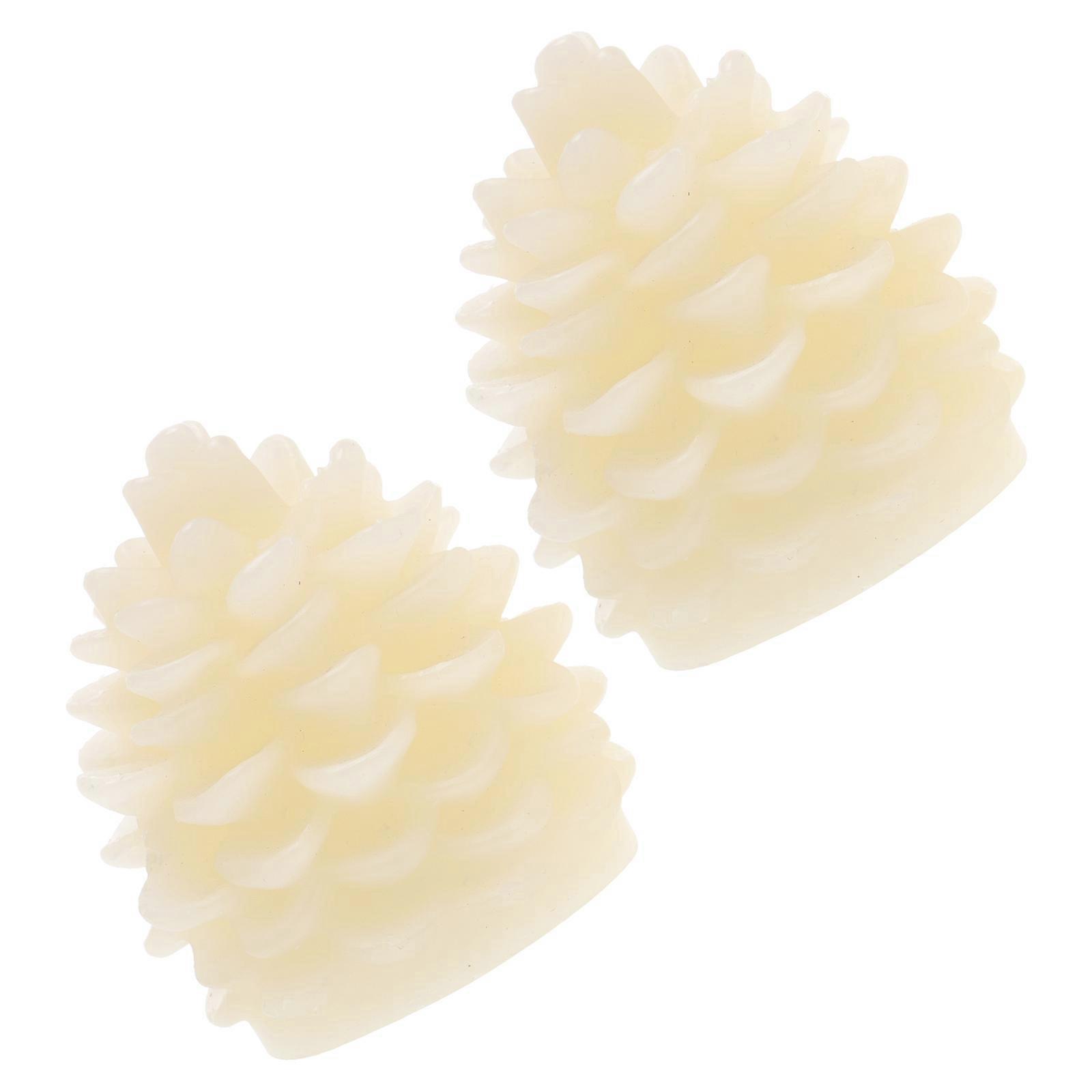 Pinecone Lights Wax Candle Light Flameless Candle LED Light 6Pcs