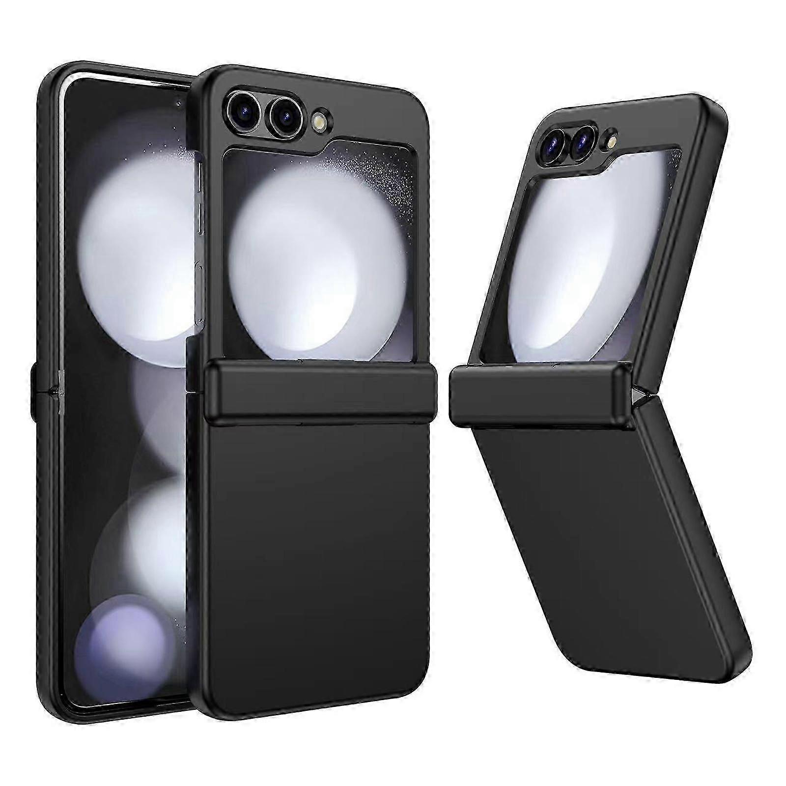 for Galaxy Z Flip 6 Case with Hinge Protection, Slim and Thin Full Protective Shockproof Phone Cover Case for Z Flip 6 5G 2024