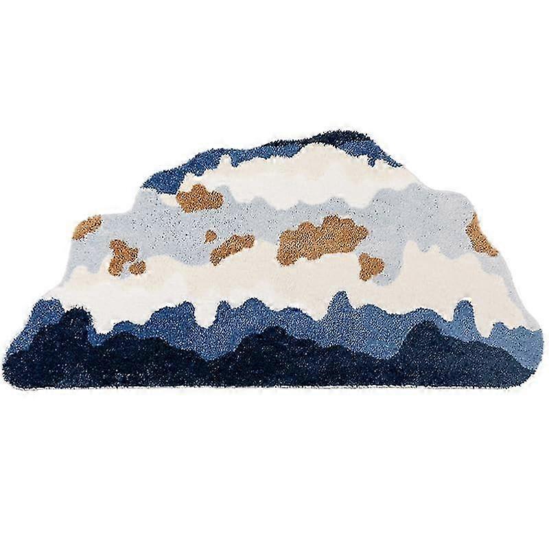 Moss shape absorbent bathroom mat 26s