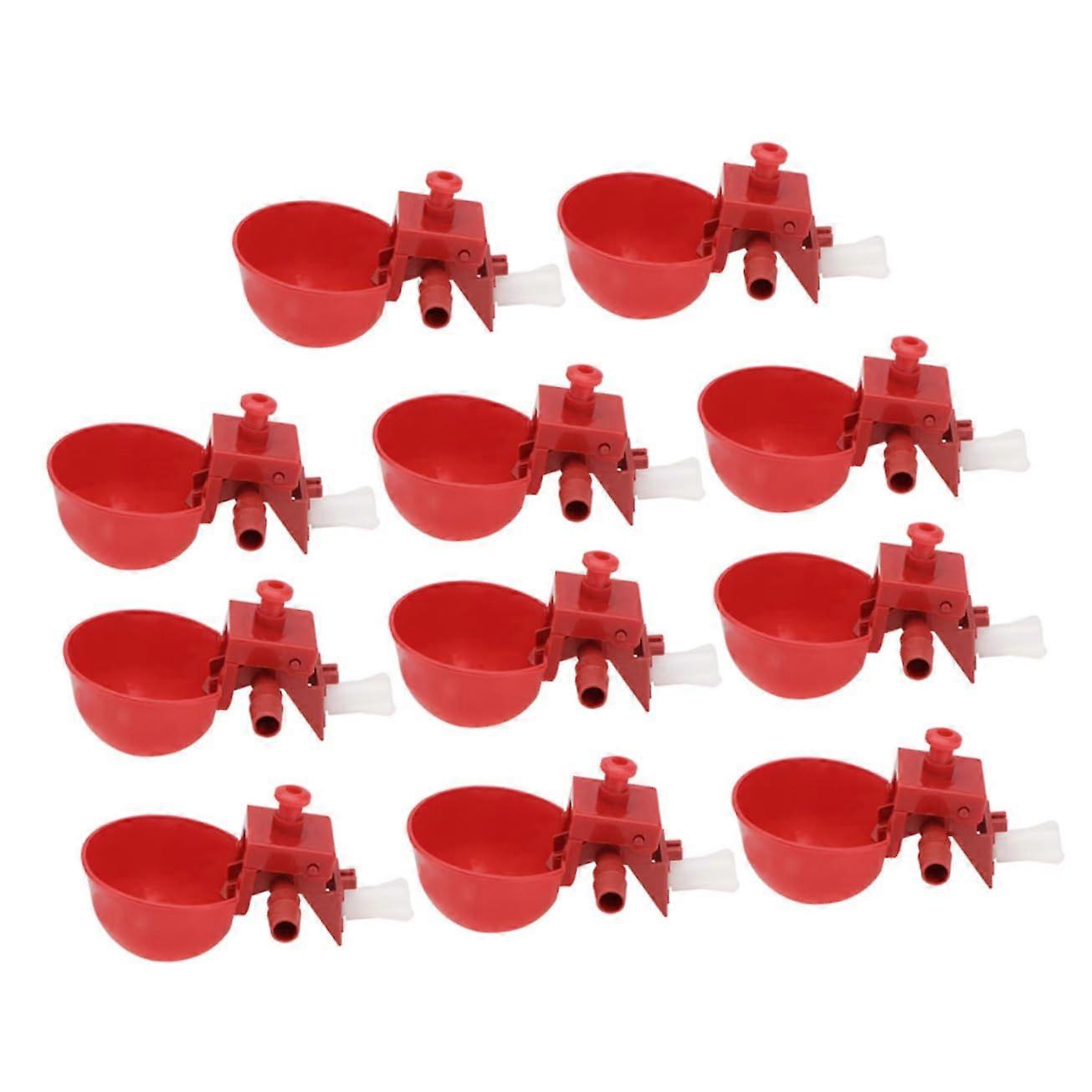 12Pcs Adjustable Bird Water Feeder Portable Water Dispenser For Pigeons Parrots Doves Durable Design Easy Cleaning