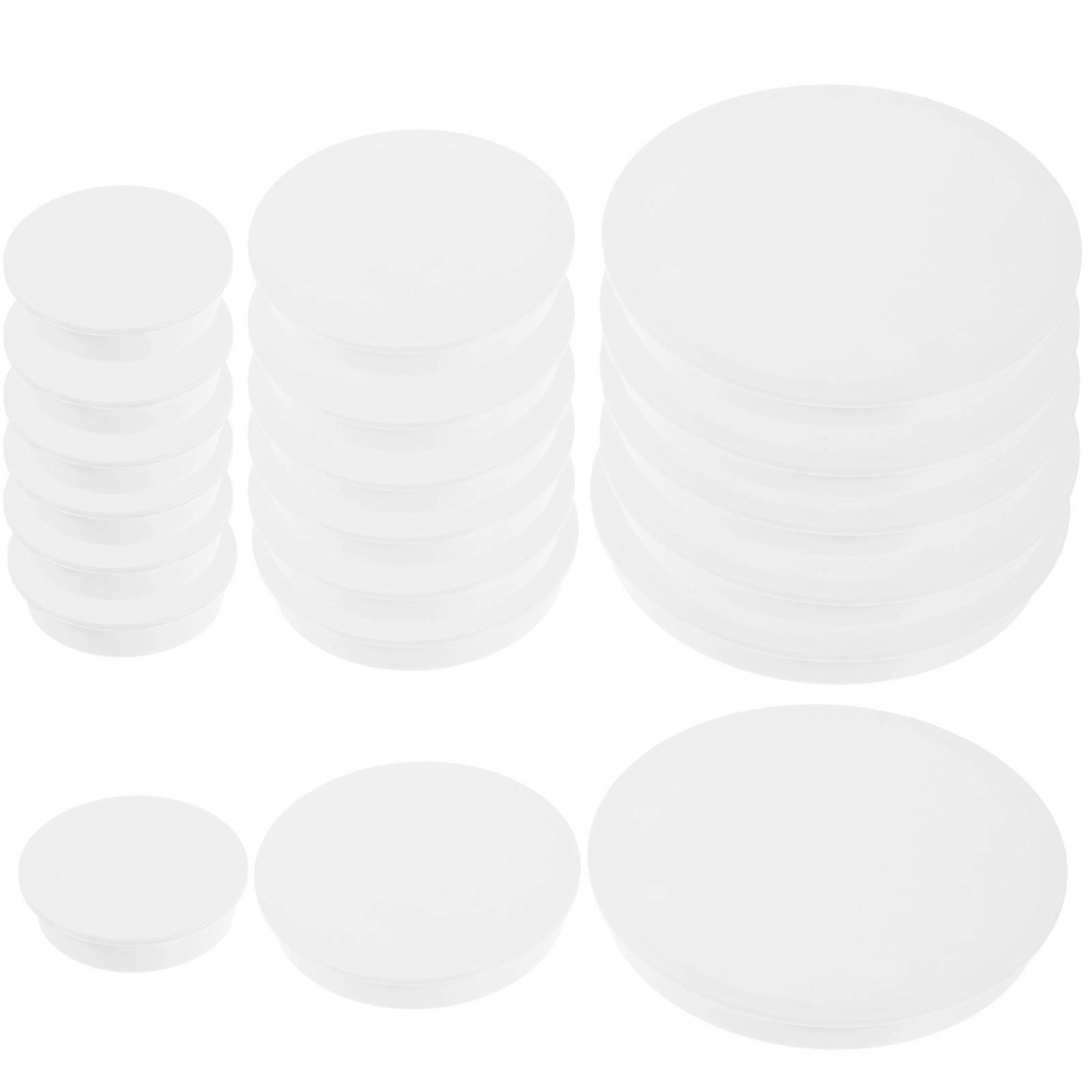 Water Blocking Cover Drain Cap Plastic Pipe Caps For Bathrooms Prevent Debris 30Pcs