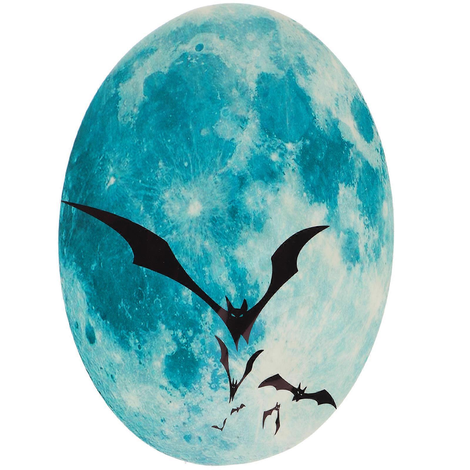 Wall Decals Halloween Bat Night Moon for Decoration 3Pcs