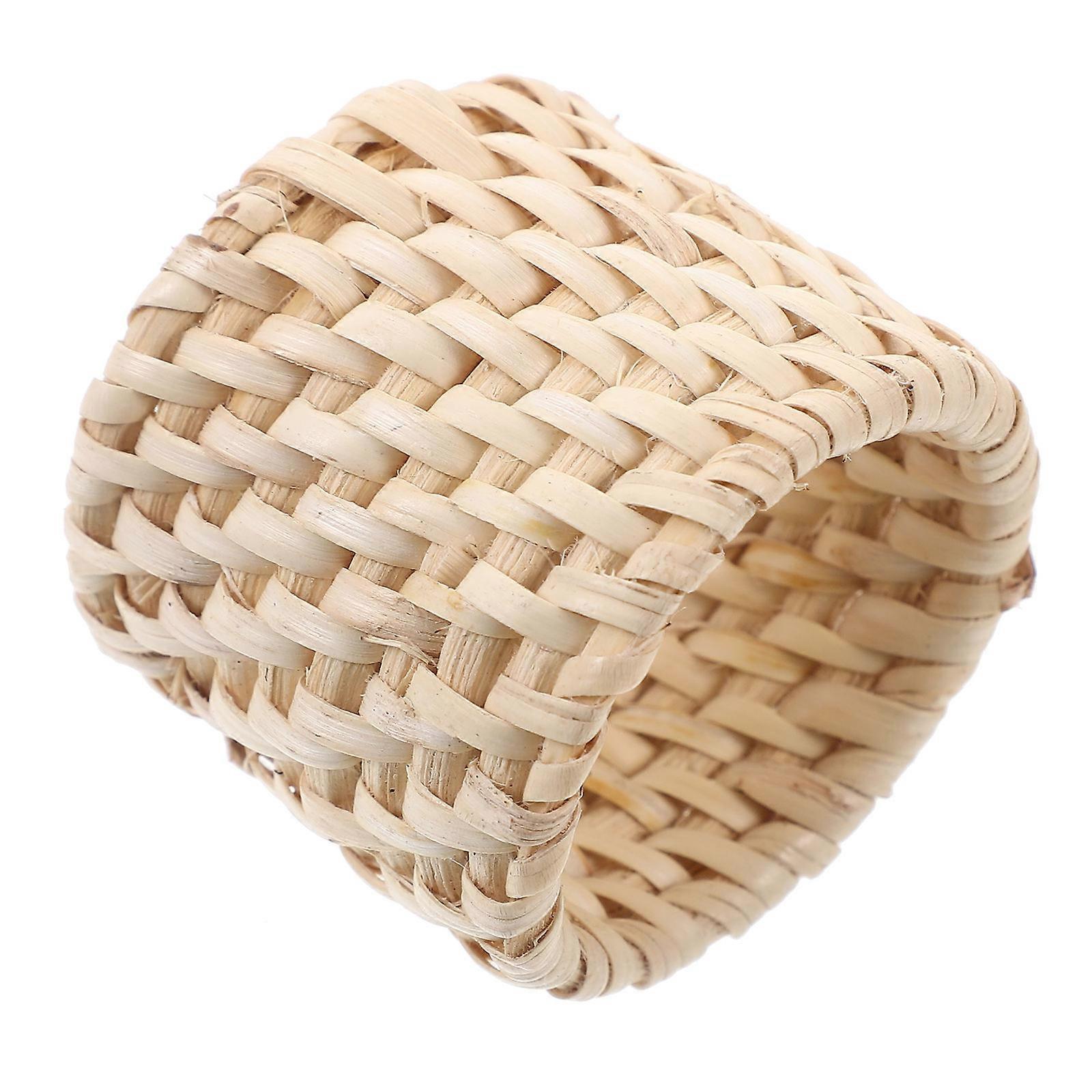 Creative Napkin Buckles 4Pcs Pastoral Style Napkin Rings Perfect For New Year Party Dining Table With Sturdy Design