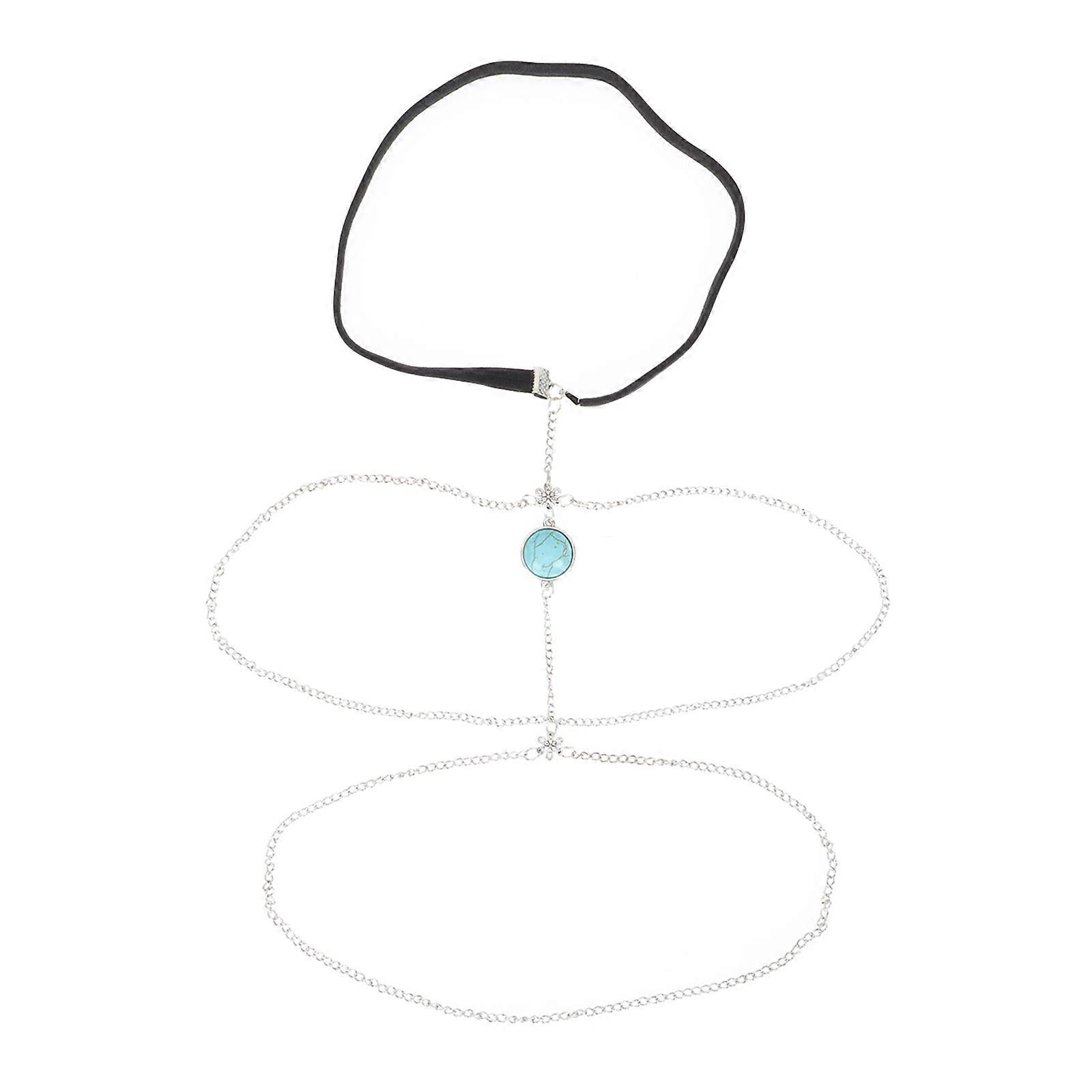 Body Chains for Women Multi Layers Thigh Chain 4Pcs Leg Chain Accessory