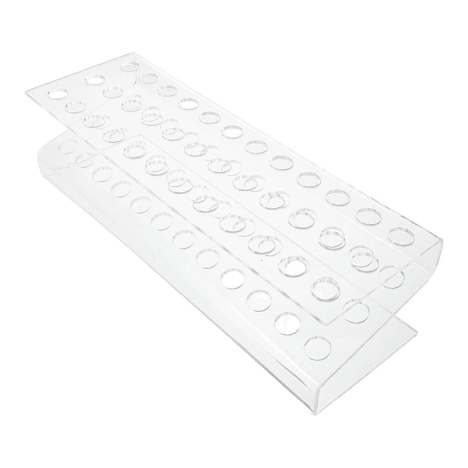 Transparent Acrylic Pen Holder Stand for Storage 2Pcs Creative Brush Organizer