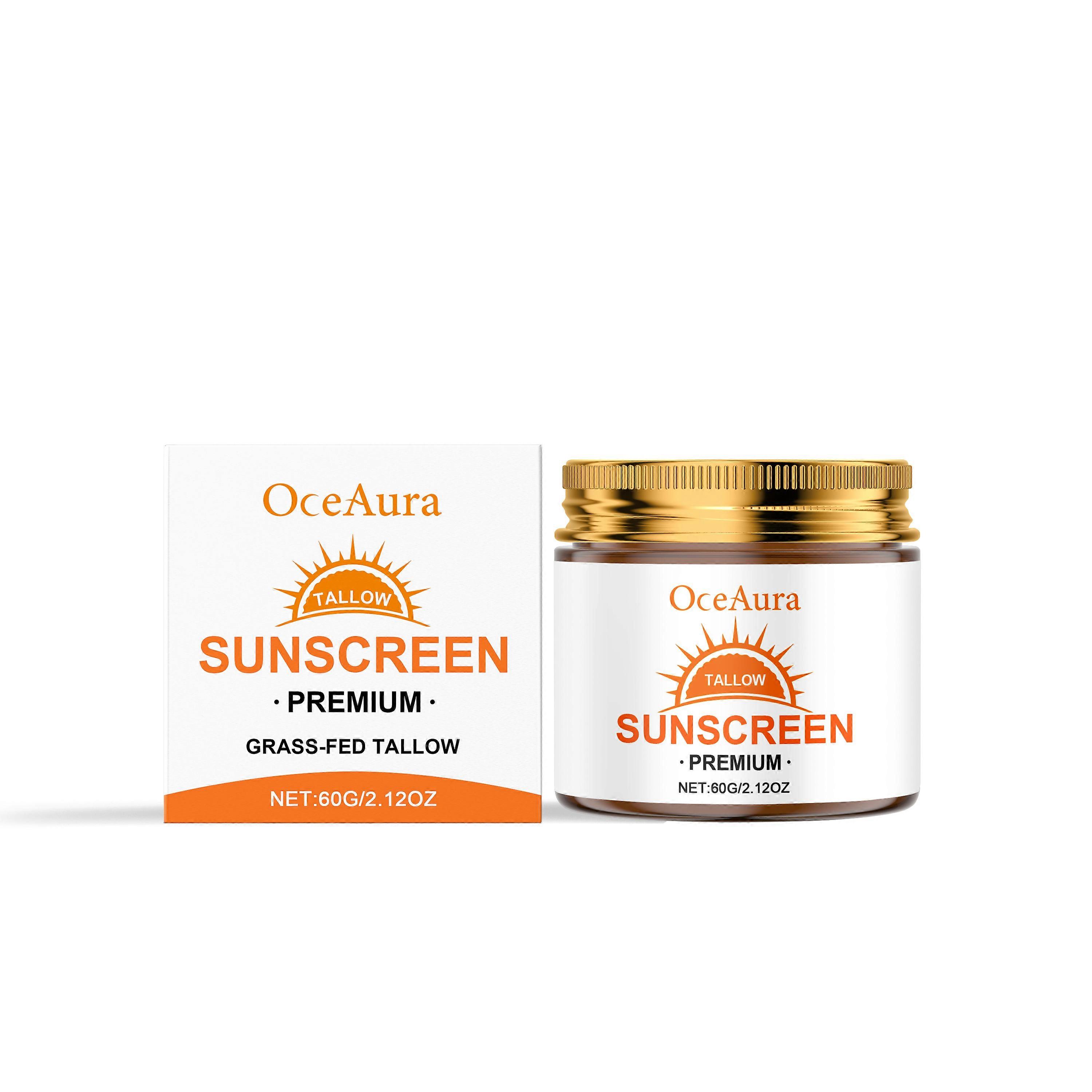 OceAura Beef Tallow Facial Protective Cream, A Gentle, Moisturizing, Refreshing And Non-Greasy Protective Cream In Summer