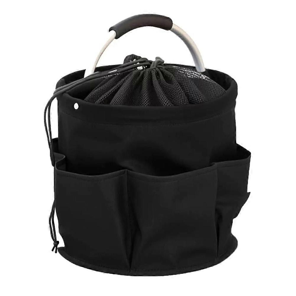 Cleaning Box with Handle,Foldable Tool Bag Cleaning Products Organizers Portable Cleaning Bucket Organiser for Towels