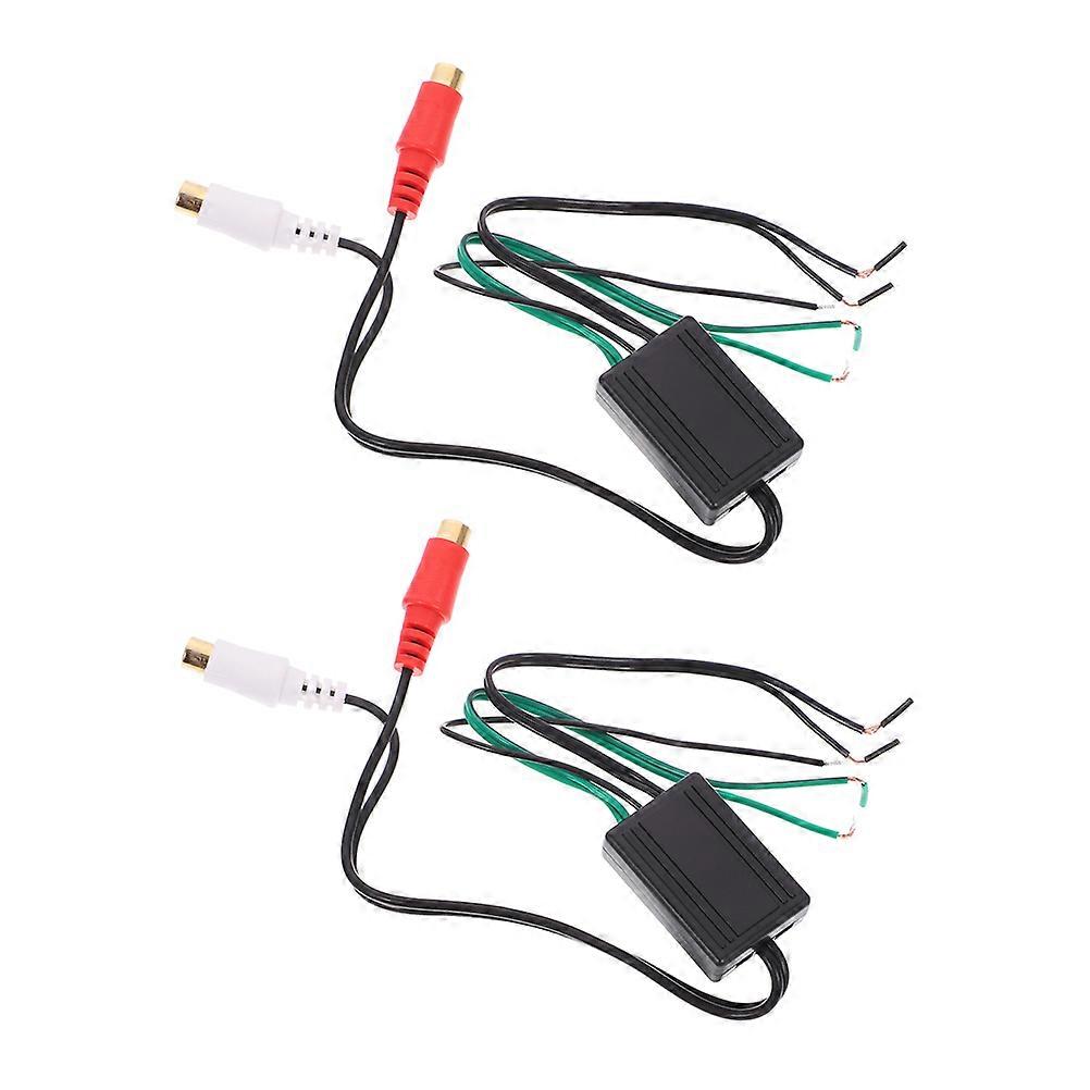 4Pcs Line Output Converter for Subwoofer Audio Adapter Cable
